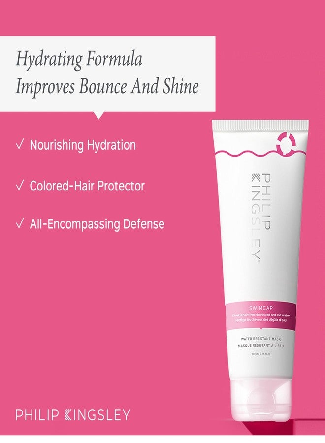 فيليب كينجزلي فيليب كينغسلي | قبعة سباحة - قناع مقاوم للماء لحماية الشعر من الكلور | قناع للشعر أثناء السباحة، يحمي الشعر من أضرار الكلور والماء المالح والأشعة فوق البنفسجية | منتجات حماية لون الشعر | 6.76 أونصة - Image 4