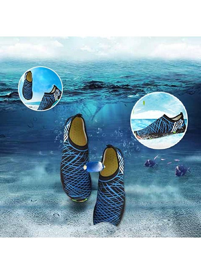 Generic Men Women Water Shoes Sports Quick Dry Barefoot for Swim Diving Surfing Aqua Pool Beach Walking Yoga Exercise Shoes Green Size 40  - Image 5