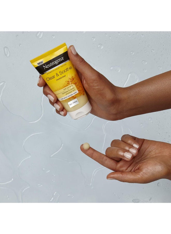 Neutrogena Clear and Soothe Oil-Free Gel Moisturiser 75ml - Image 4
