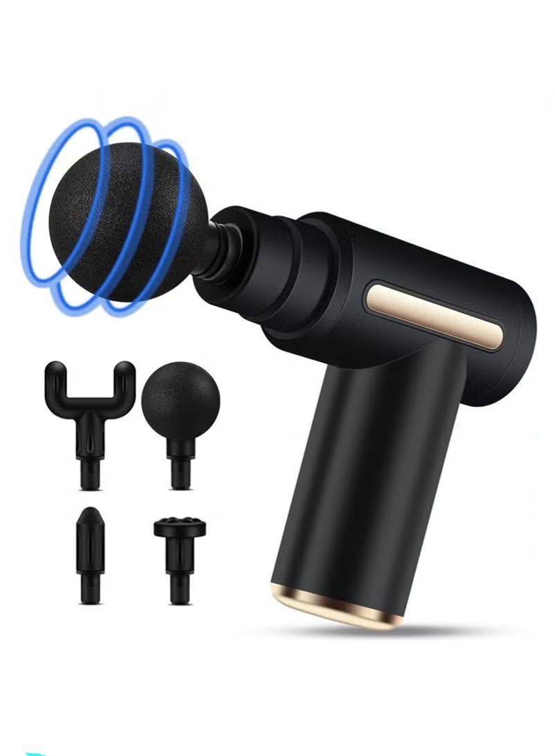 Generic Mini Massage Gun Percussion Deep Tissues Muscle Massager Gun With 6 Speeds Massage Device Super Quiet Portable Electric Handheld Body Massager For Back Neck Pain Relief  - Image 1