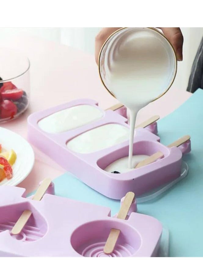 Homemade Silicone Ice Cream Molds – Attractive Shapes for Kids | Freeze-Resistant  - Image 4