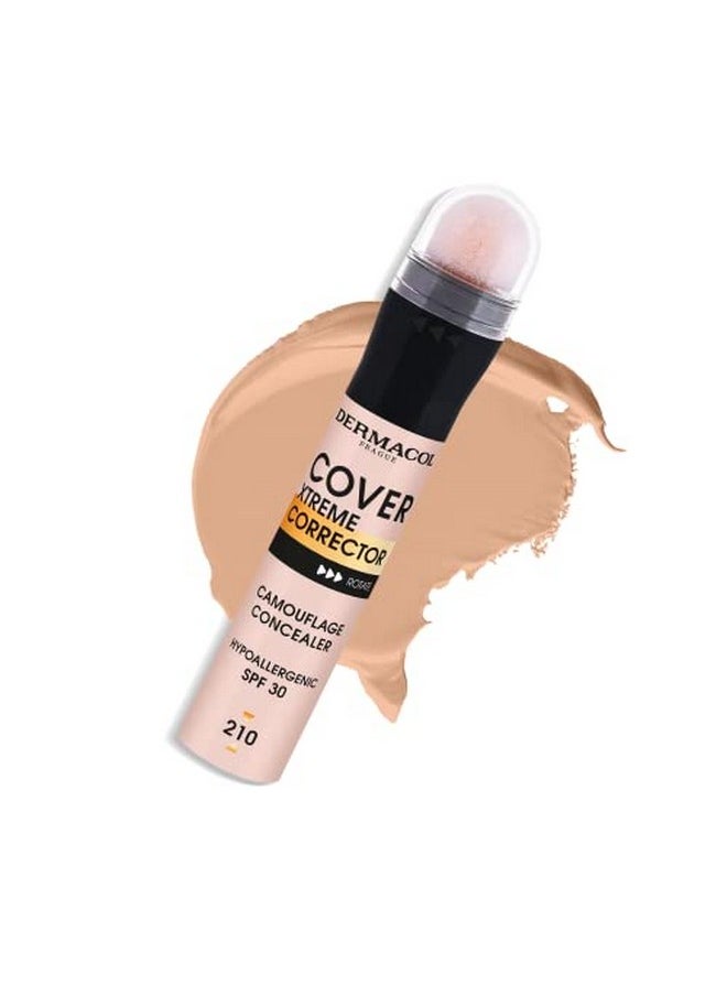 Dermacol - Cover Xtreme Corrector Contour Stick Long Lasting Non Allergenic Liquid Contour With Spf30 High Coverage Light Formula Corrector Concealer Makeup For Acne Prone Skin No. 4 (218) - Image 1