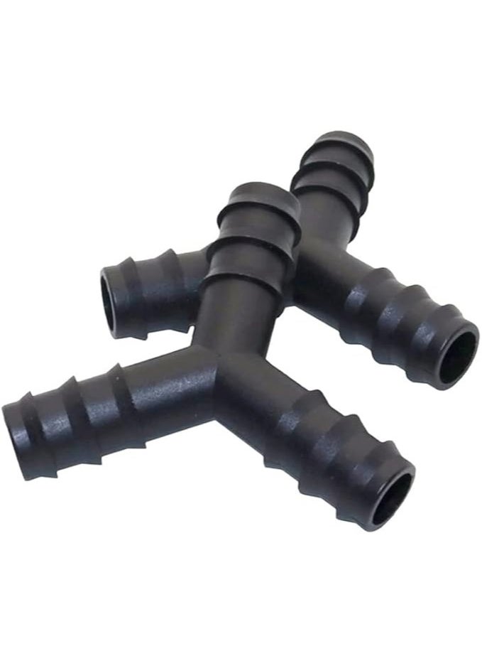 RACO RACO 3 Way Hose connector Garden 16mm. Water Quick Coupling Homebrew Agriculture Drip Irrigation Fittings, Water Splitter Drip Irrigation Fittings Connector Pack of 2  - Image 1
