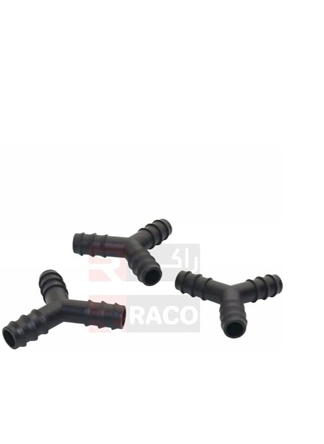 RACO RACO 3 Way Hose connector Garden 16mm. Water Quick Coupling Homebrew Agriculture Drip Irrigation Fittings, Water Splitter Drip Irrigation Fittings Connector Pack of 2  - Image 5