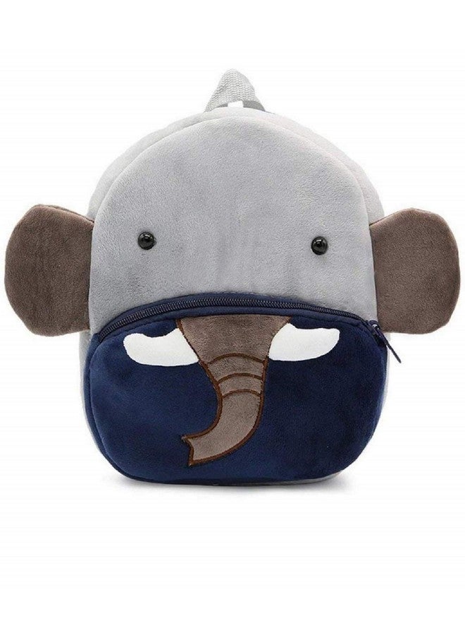 blue tree Kids School Bag Soft Plush Backpack Cartoon Bags Mini Travel Bag for for Girls Boys Toddler Baby Cute Dog & Elephant - Image 3