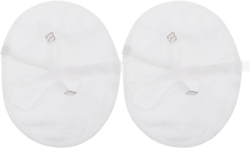 comfrt 1 Pair Armpit Sweat Pads Absorbent Armpit Underarm Guard Sweat Absorbing Pads for Women Men Sports Running Jogging White Armpit Sweat Pads Armpit Sweat Pads Armpit Sweat Pads - Image 1