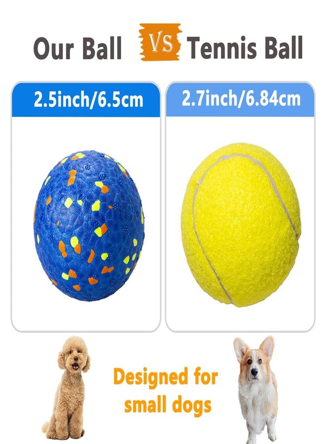 POUPUA Dog Ball Toys Dog Tennis Ball for Aggressive Chewers Indestructible Bouncy Lightweight Water Toy Fetch Ball for Large Medium and Small Dog - Image 3