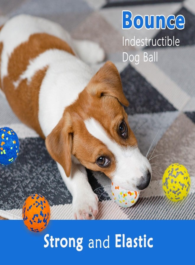 POUPUA Dog Ball Toys Dog Tennis Ball for Aggressive Chewers Indestructible Bouncy Lightweight Water Toy Fetch Ball for Large Medium and Small Dog - Image 4
