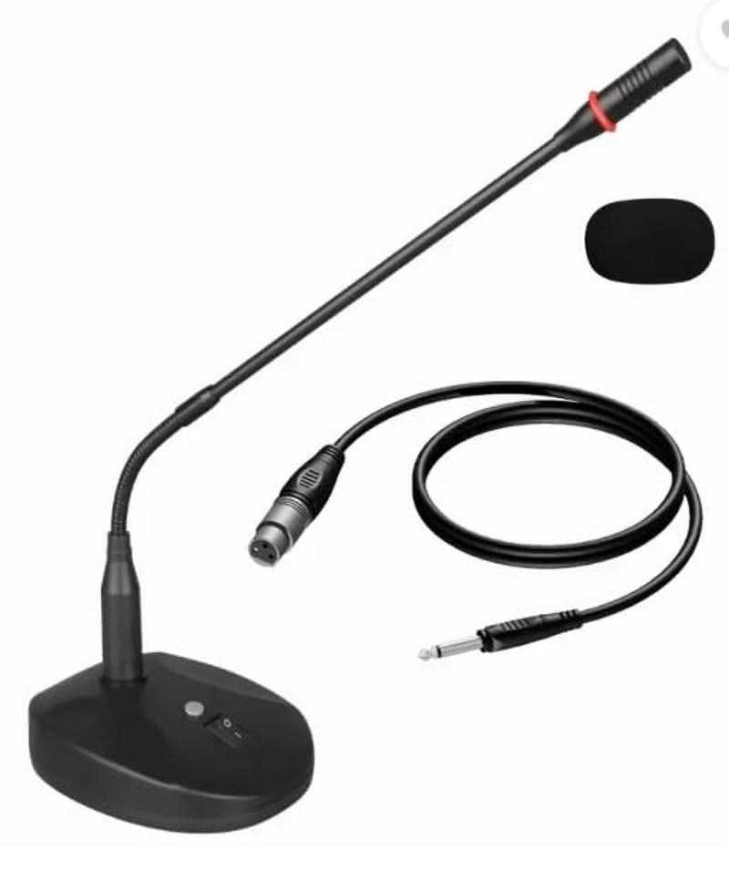 MX Flexible Gooseneck Table Top Conference Microphone with inbuilt Attention Bell ED-810 Microphone