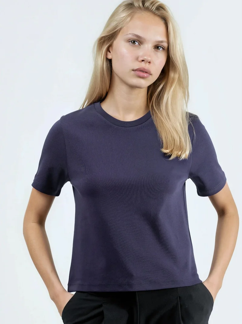 Busem BUSEM Crew Neck Cotton T-Shirt