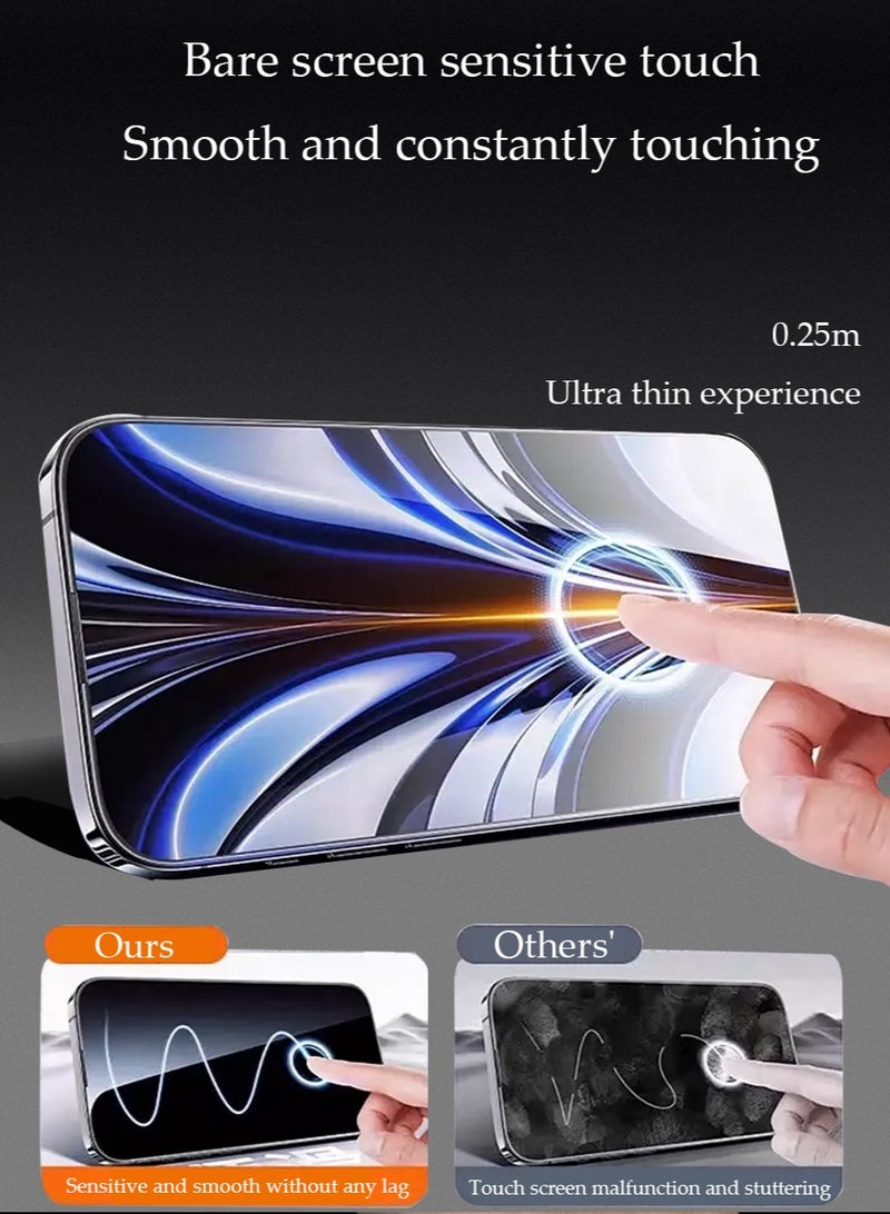 SNBFA 3 PCS Tempered Glass Screen Protector for Infinix GT 20 Pro, [9H Hardness] [Bubble Free] [Shatterproof][Anti Scratch ] Clear - Image 4