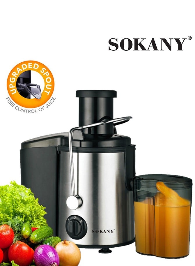 sokany Juicer Machines,Centrifugal Juicer with Wide Mouth 65MM Feed Chute for Fruit and Vegetables,2-Speed Setting, Easy to Clean & BPA-free,800W SK-4000 - Image 1