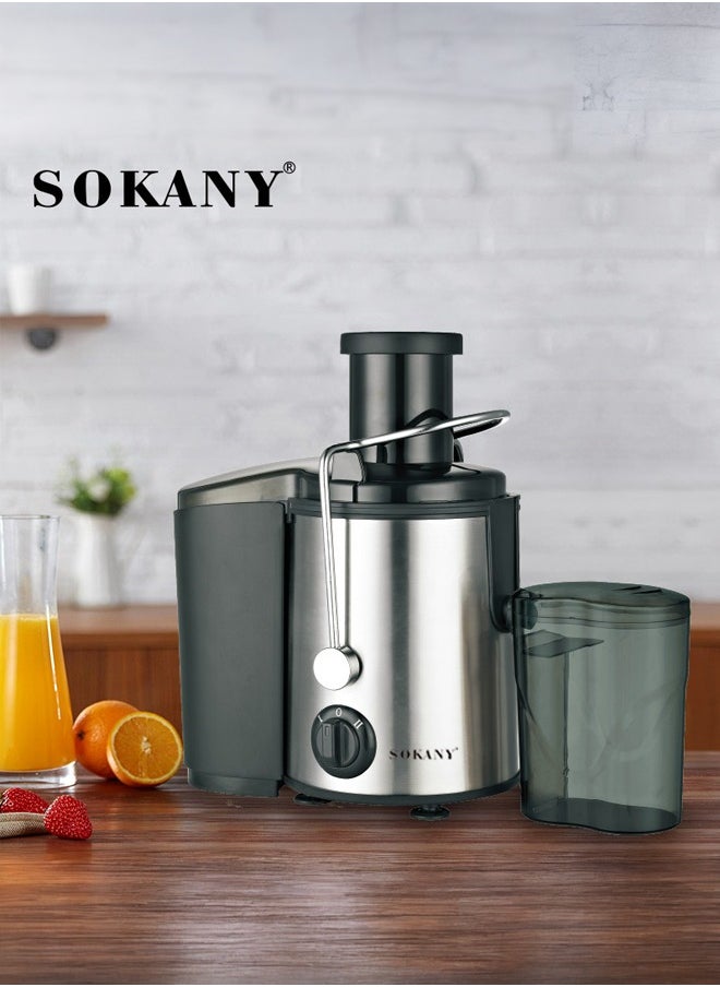 سوكاني - عصارة كهربائية ، الطرد المركزي عصارة الفاكهة والخضار ، 450ml عصير الفاكهة جامع ، 1.6L حاوية كبيرة من الفاكهة واللحوم ، 2 سرعة السيطرة ، محموما حماية المحرك ، 800W sk-4000 - Image 1