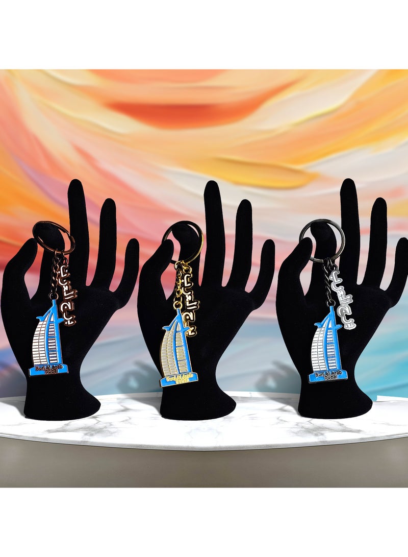 Souvenir Souq Metal  keychain 3pcs # 18 - Image 1