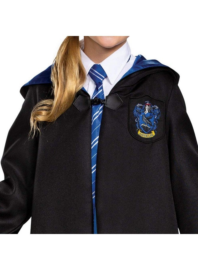 Disguise عباءة هاري بوتر من رافينكلو - ملحقات زي الأطفال الفاخرة، أسود وأزرق، حجم الأطفال الكبير (10-12) - Image 3