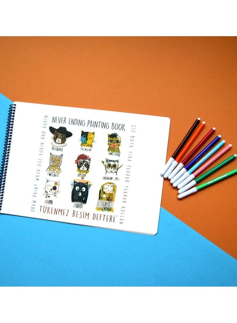 Funny Mat Washable Silicone Coloring Pads Notebooks and Mat Never Ending Large - Image 2