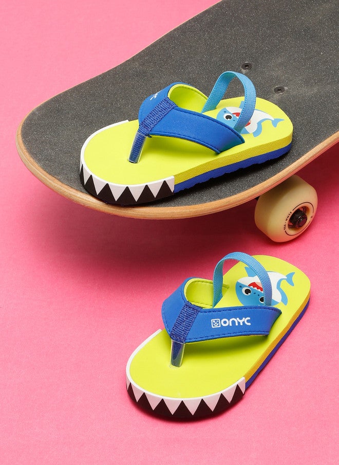ONYC Store ONYC Unisex Kids Printed Thong Flip-Flops - Image 1