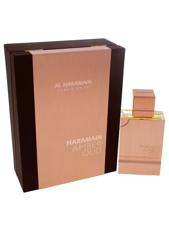 Al Haramain عطر عنبر عود EDP بخاخ (إصدار روبي) للجنسين 4 أونصات