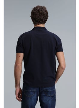 Lufian Men's Laon Smart Polo T-Shirt 111040164 Navy Blue  - Image 4