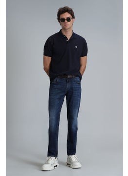 Lufian Men's Laon Smart Polo T-Shirt 111040164 Navy Blue  - Image 2