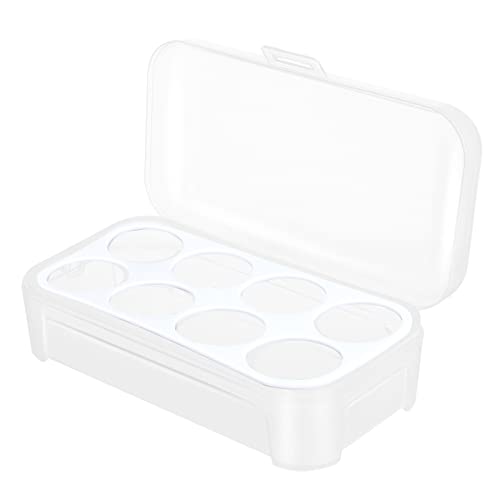 OUNONA Egg Holder Camping Egg Carrier: Plastic Eggs Storage Box Refrigerator Storage Container Eggs Carrier for Camping Picnic - Image 1