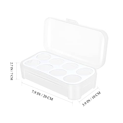 OUNONA Egg Holder Camping Egg Carrier: Plastic Eggs Storage Box Refrigerator Storage Container Eggs Carrier for Camping Picnic - Image 2