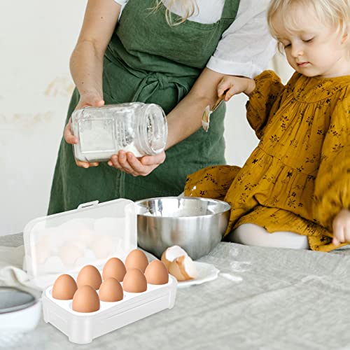 OUNONA Egg Holder Camping Egg Carrier: Plastic Eggs Storage Box Refrigerator Storage Container Eggs Carrier for Camping Picnic - Image 5