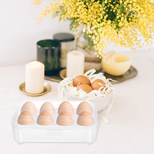 OUNONA Egg Holder Camping Egg Carrier: Plastic Eggs Storage Box Refrigerator Storage Container Eggs Carrier for Camping Picnic - Image 4