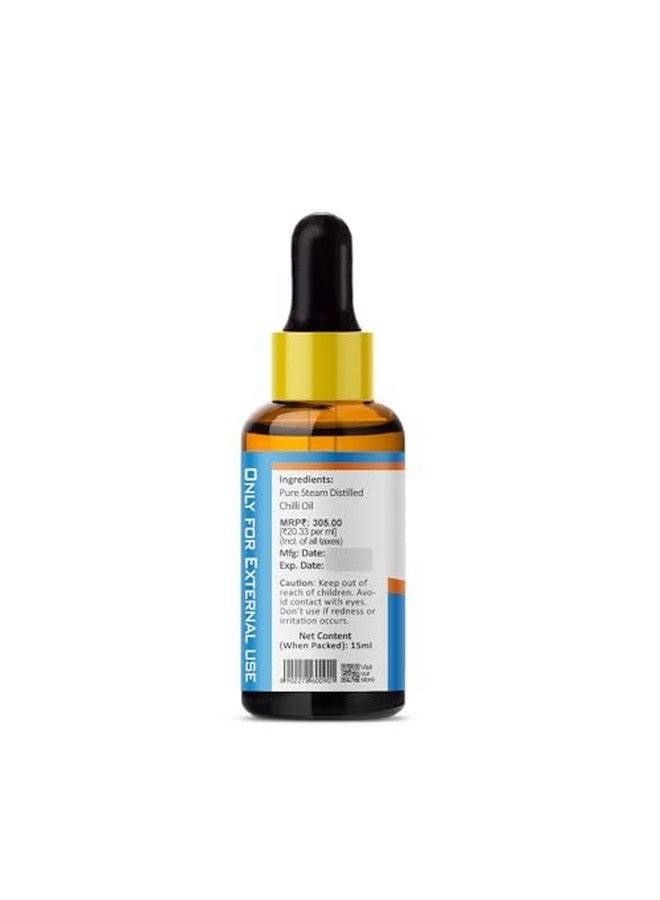 بي ار زد زيت بذور الفلفل الحار العطري من PRZ - زيت طبيعي نقي عالي الجودة للعناية بالبشرة والعناية بالشعر، 15 مل - Image 4