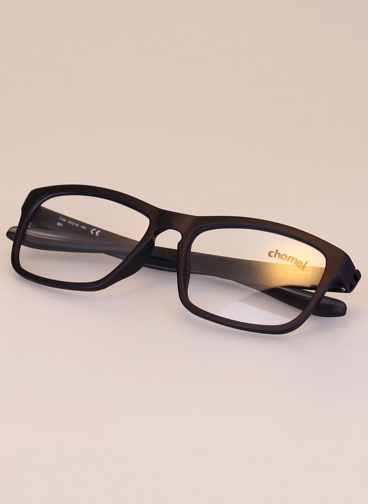 تشوميل إطار نظارات مستطيل الشكل 7104 للرجال والنساء - Image 4