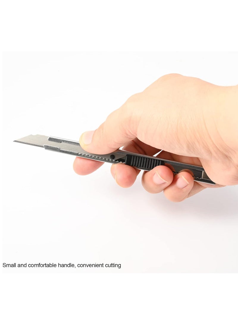 5 Pack Of 9mm Utility Knife, Vinyl Knife, Wallpaper Knife, Paper Knife for Office, Home, Arts, and Crafts  - Image 3