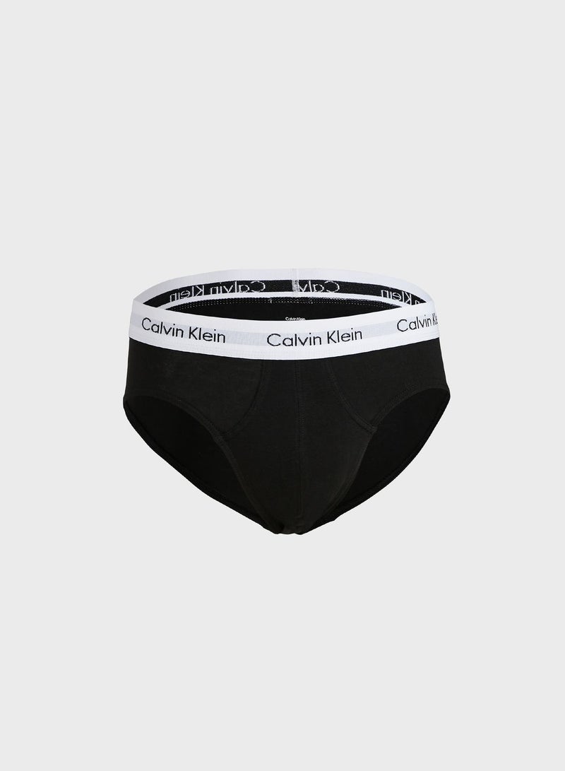 CALVIN KLEIN 3 Pack Logo Band Briefs - Image 2
