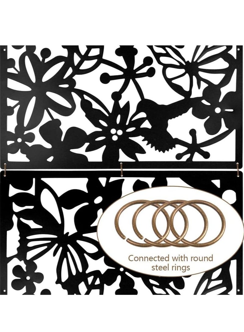 WALALLA 24 Pcs Hanging Room Divider, PVC Panels Screen, Room Divider, Home Decora Board for Decorating Living Room, Dining Room, Sitting Room, Office, Restaurant Decoration - Image 4