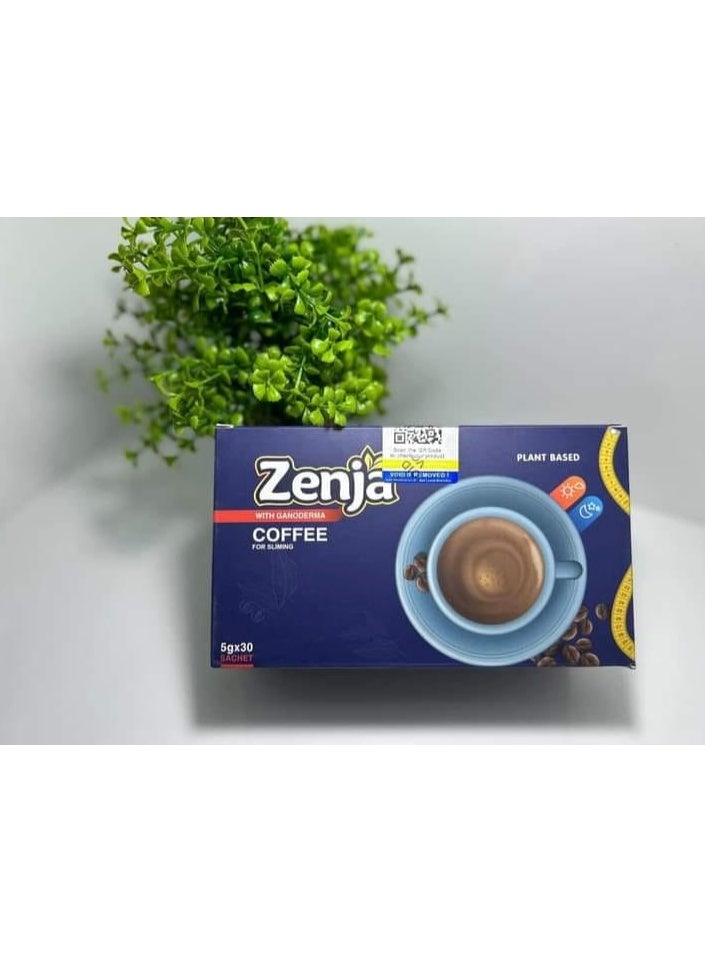Zenja Plant-Based Coffee Mix – Premium Instant Herbal Coffee | Energy Boost & Fat Burning Support | 30 Sachets - Image 2