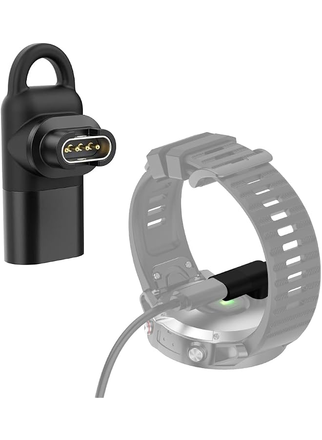 S-TOP USB C Charger Adapter, Universal Type C Charging Cable Converter Compatible with Fenix 7/7S/7X/6/6S/6X/5/5S/5X,Forerunner 255/245 Vivoactive 3/4 Series USB-C Port - Image 1