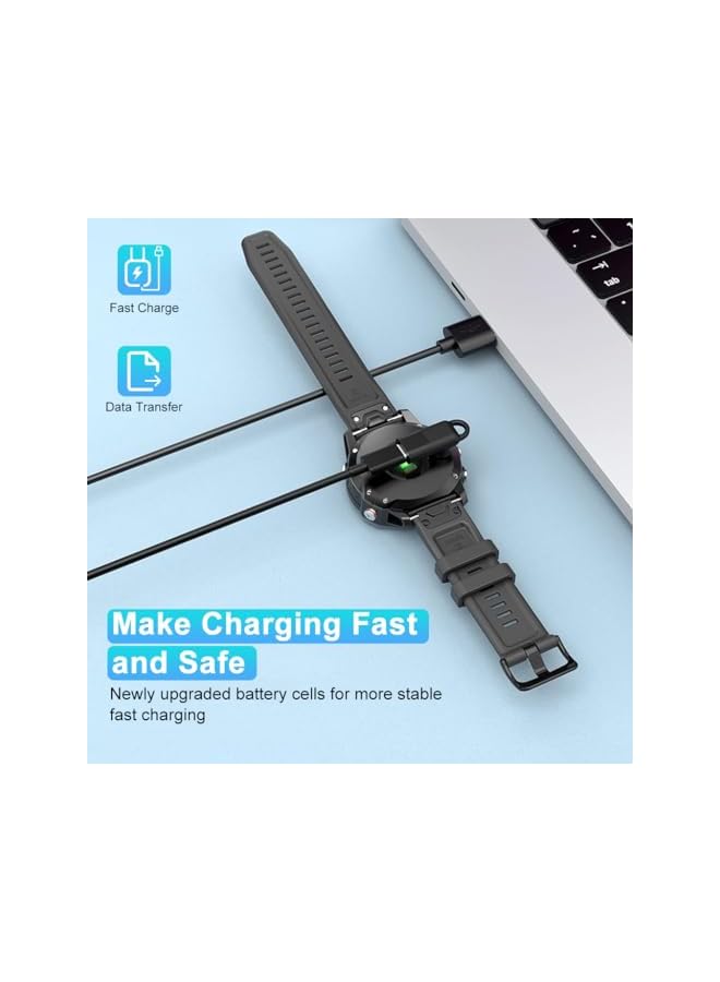 S-TOP USB C Charger Adapter, Universal Type C Charging Cable Converter Compatible with Fenix 7/7S/7X/6/6S/6X/5/5S/5X,Forerunner 255/245 Vivoactive 3/4 Series USB-C Port - Image 3