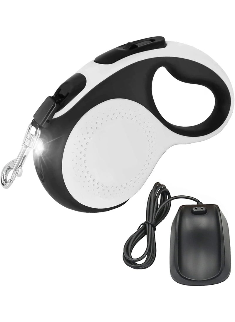KEWAYO KEWAYO Retractable Dog Leash with LED Light  16FT Heavy Duty Pet Lead for Dogs Up to 50lbs  USB Rechargeable Flashlight for Night Walks  Safety  - Image 1