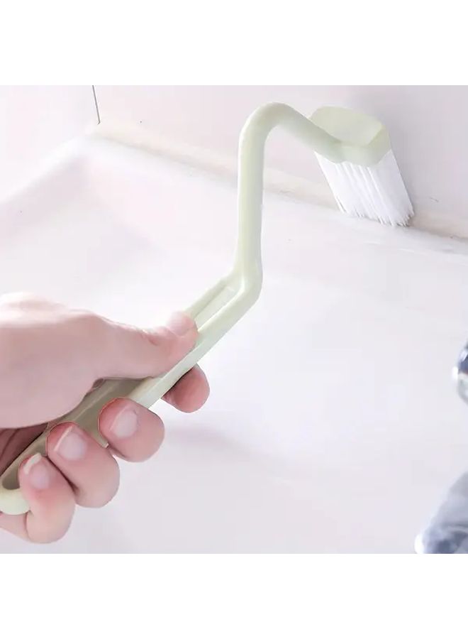 2 Pcs Curved Toilet Brush Set Long Handle Small Head No Dead Corners Mixed Color - Image 5