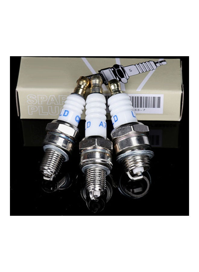 NIBEMINENT Spark Plug White/Silver  - Image 2