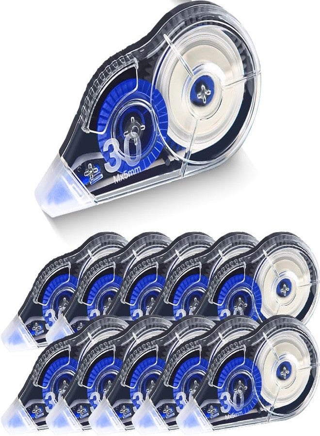 Gocomcom Correction Tape, 10 Pack 33Ft White Correction Tape Roll Easy-to-Use Applicator for Instant Corrections, Ideal for School, Home, and Office Supplies - Image 1