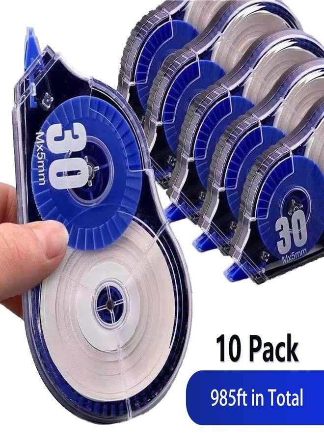 Gocomcom Correction Tape, 10 Pack 33Ft White Correction Tape Roll Easy-to-Use Applicator for Instant Corrections, Ideal for School, Home, and Office Supplies - Image 2