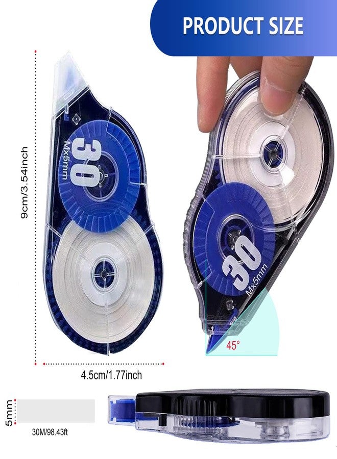 Gocomcom Correction Tape, 10 Pack 33Ft White Correction Tape Roll Easy-to-Use Applicator for Instant Corrections, Ideal for School, Home, and Office Supplies - Image 5