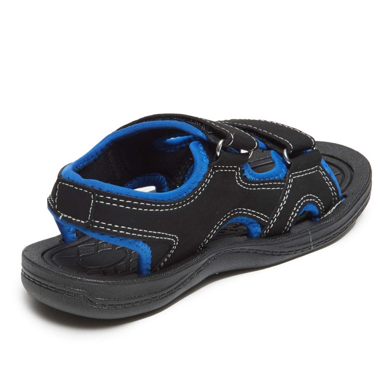 Skysole Boys Double Adjustable Strap Lightweight See More Colors Sizes Slippers, Royal, 7-8 Toddler - Image 2