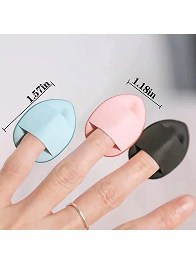 12 Pcs Finger Makeup Sponge Puff For Foundation Beauty Makeup Tools-Mini Makeup Puff - Suitable For Foundation Concealer Eye Shadow Beauty Makeup Tools - Image 2