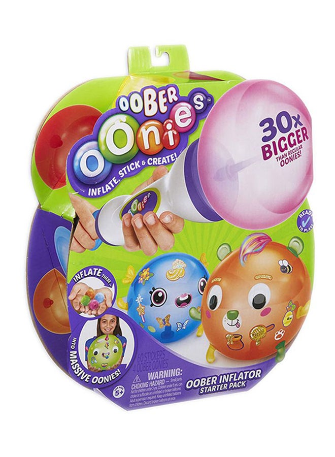 Oonies Inflate, Stick And Create Oober Inflator Starter Pack - Image 1