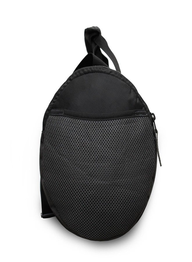 سفاني حقائب رياضية من Sfane للرجال مع حجرة منفصلة للأحذية، حقيبة رياضية نسائية، حقائب سفر للصالة الرياضية، حقائب سفر رياضية - أسود ورمادي - Image 5