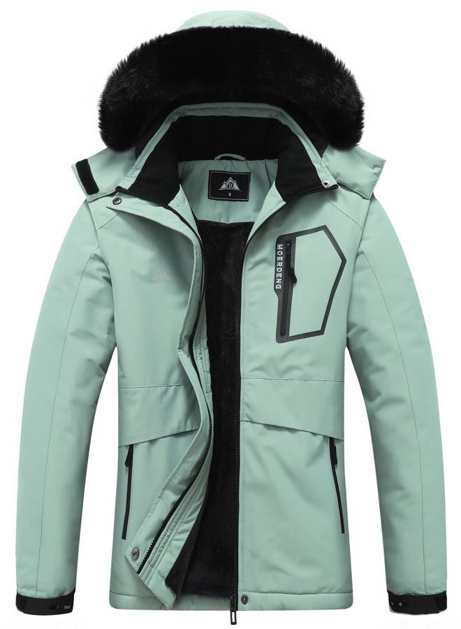 MOERDENG Women's Waterproof Snow Ski Jacket Warm Winter Coat Insulated Snowboarding Jacket Softshell Hiking Jacket - Image 1