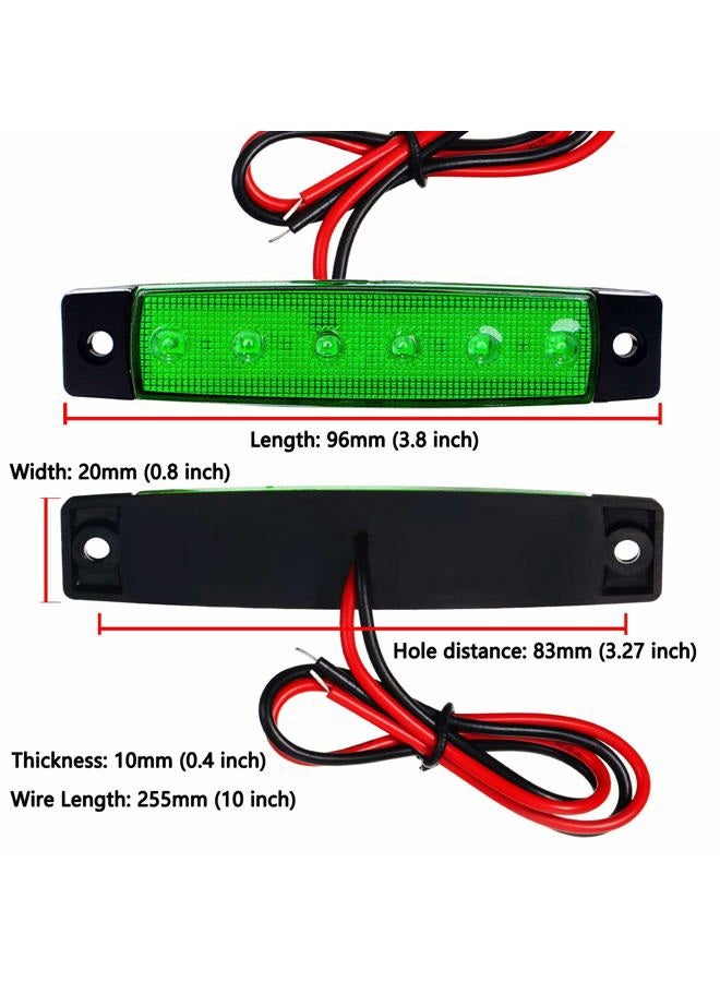 KEING 10X Led Rock Lights, Strip Lights, Wheel Well Lights, Waterproof Exterior Interior Lights, Led Underglow Kit for Golf Cart, Jeep Wrangler, RZR, Offroad, Truck, RV, UTV, ATV, Ford, Snowmobile (Green) - Image 4