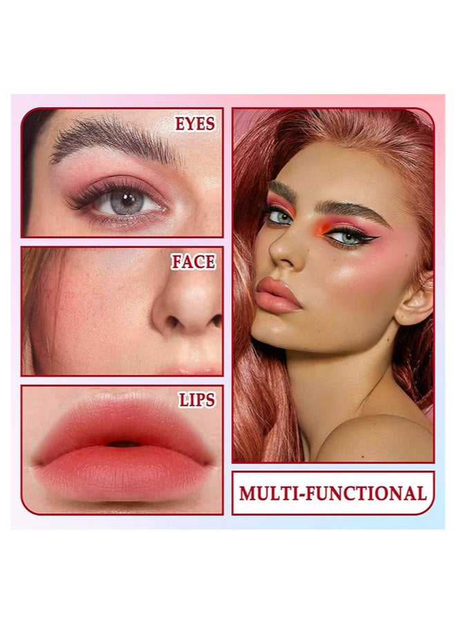 Julystar Blush Stick- Waterproof Blush Makeup, Long Lasting 3 In 1 Cheek Blush & Lip Tint & Eye Shadow Makeup Stick, Cream Blush Makeup for All Skin Tones #02 - Image 5
