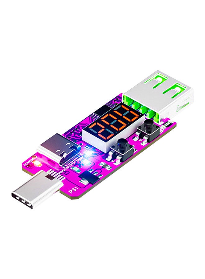 PD3.1 28V Quick ReCharge Trigger Automatic Digital Display Voltage Meter Ammeter Voltage Current Detector Board  - Image 1